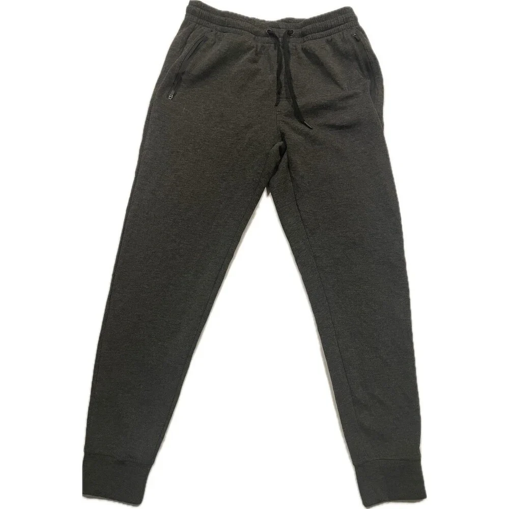 LEG3ND Men’s Jogger Sweatpants Medium Charcoal Gray Athletic Lounge Pants